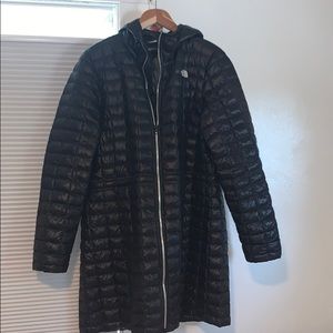 North face thermoball eco parka , shiny black